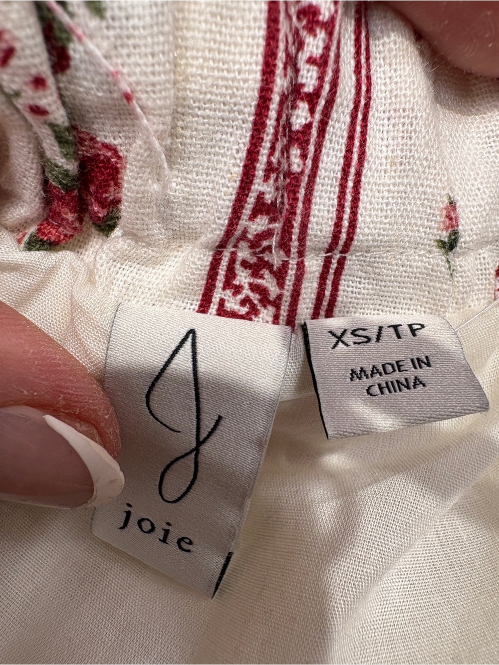 Joie Linen Blend Floral Maxi Skirt XS | Cottagecore Prairie - Picture 9 of 11